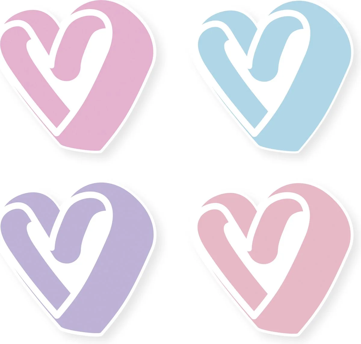 Gum - 4 stuks - in PETbox - K-PM040081 fra Kangaro i Purple Passion – produktbillede