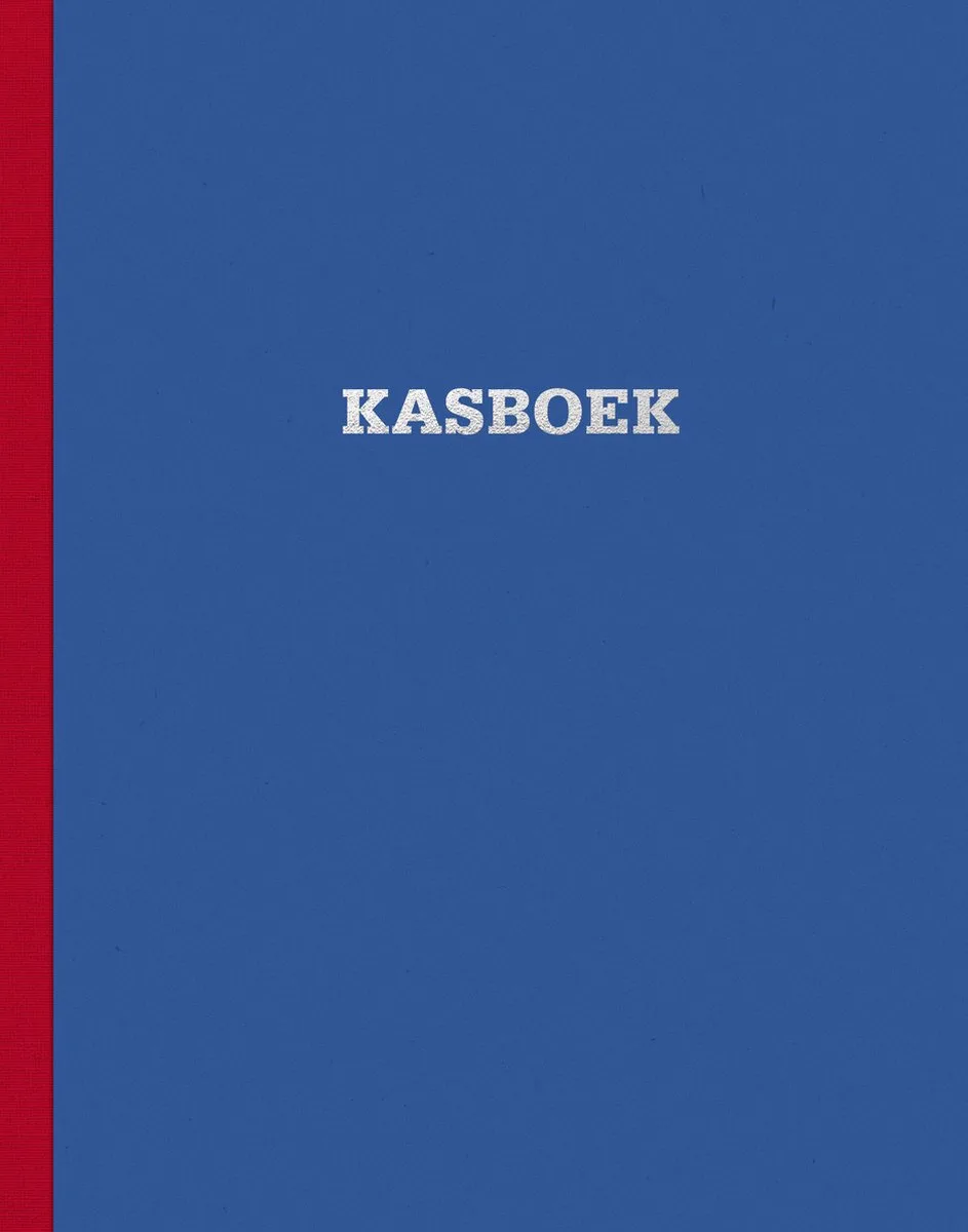 kasboek - 165x210mm - financieel logboek by Kangaro in Blue – product photo