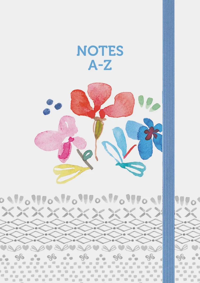 Notitieboek A-Z Flora Castle A5. Sophie. K-24004 van Kangaro in Dessin Sophie – productfoto