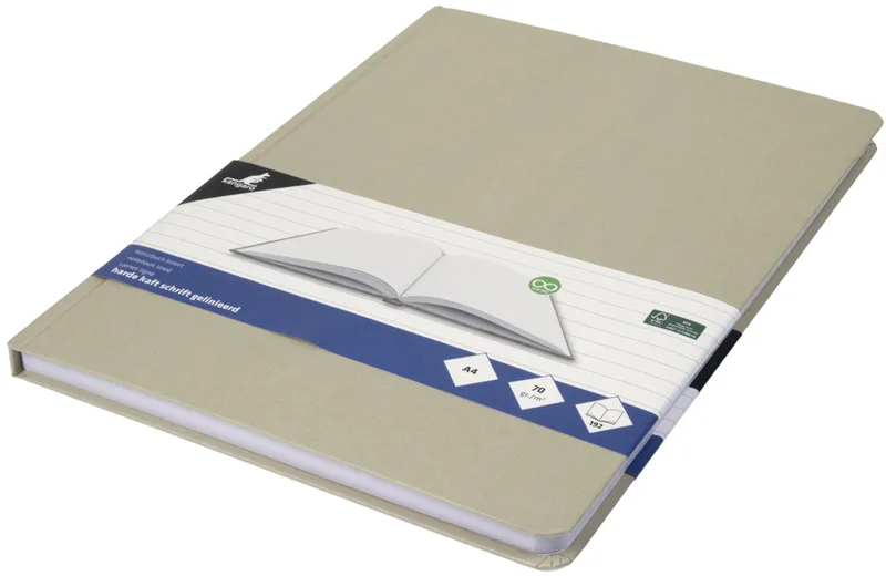Notizbuch Kraft, DIN A5, 96 Blatt, liniert by Kangaro – product photo