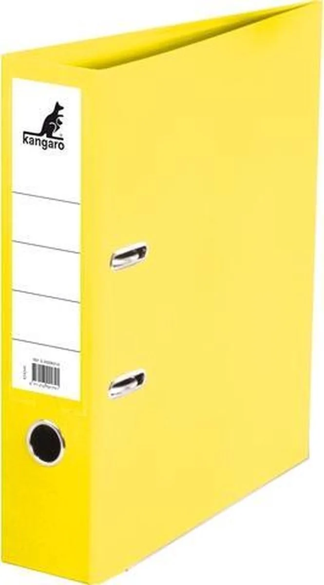 ordner - A4 - 2-rings - 75mm de Kangaro en Jaune – photo produit