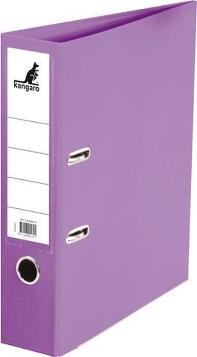 ordner - A4 - 2-rings - rugbreedte 75mm de Kangaro en Violet – photo produit