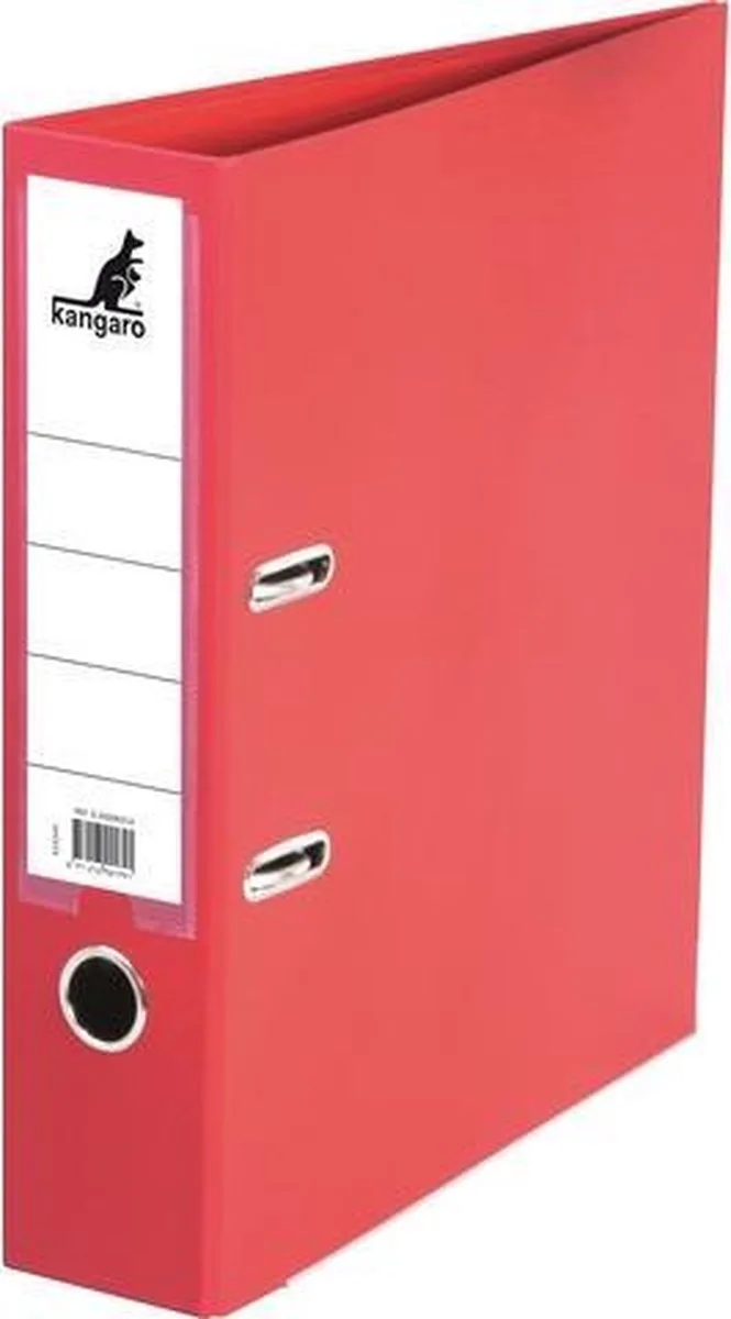 ordner - A4 - 2-rings - rugbreedte 75mm de Kangaro en Rouge – photo produit