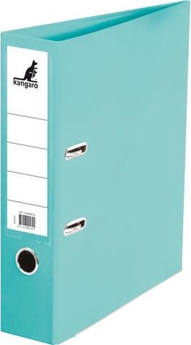 ordner - A4 - 2-rings - turquoise - 75mm van Kangaro in Turqouise – productfoto