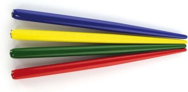penhouder - 12 stuks - kleuren - voor kroontjespen