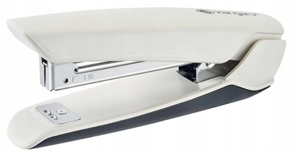 Plastic Nietmachine voor 15 Vel - Bureau Accessoire fra Kangaro i Beige – produktbillede