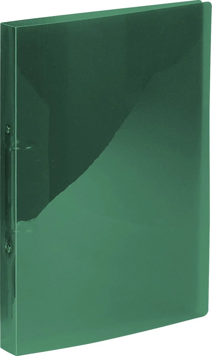 ringband - A4 - 2-rings - PP - rugbreedte 16mm - transparant groen by Kangaro in Transparant groen 2-rings – product photo