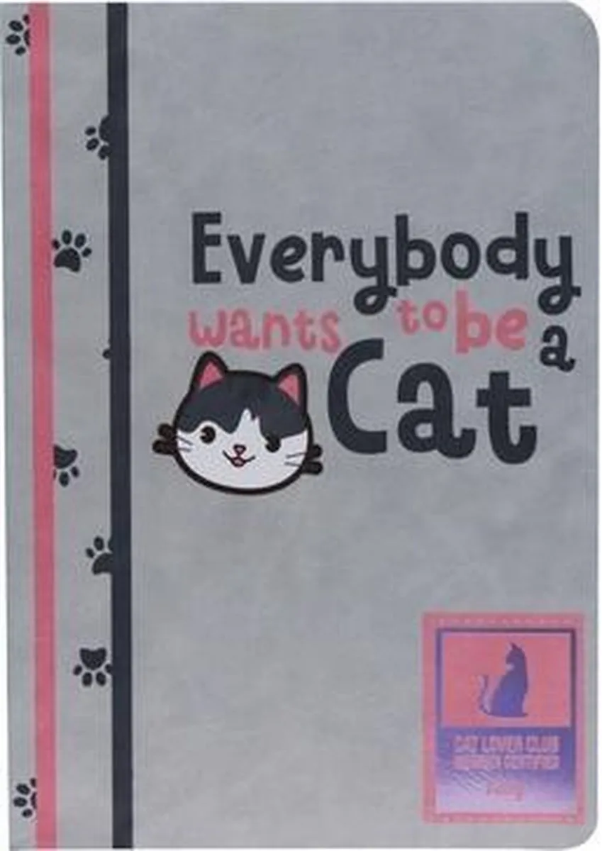 Schrift geniet A5 96 bladzijde's, 90 grams papier gelijnd Pet-Lovers de Kangaro en Dessin – photo produit