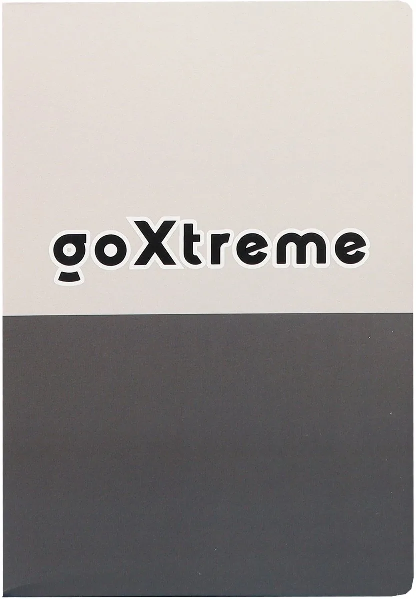 schriften goXTREME - formaat A5 - met lijn - 10 stuks fra Kangaro i Tekst zwart – produktbillede