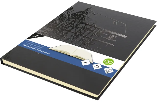 Skizzenbuch Design, 80 Blatt, A5, schwarz de Kangaro – photo produit