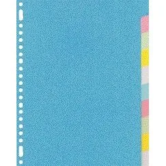 Tabblad kangaro 23r ry410m 10 delig assorti karton | 20 stuks by Kangaro – product photo