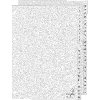 Tabblad kangaro 4r g452c 1 52 genummerd grijs pp | 10 stuks von Kangaro – Produktfoto