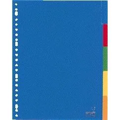 Tabblad kangaro a405fm a4 23r pp 5 dlg venster ass | 25 stuks by Kangaro – product photo