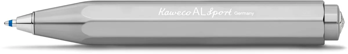 Aluminium SPORT - Balpen - Raw Polish van Kaweco in Zilver – productfoto