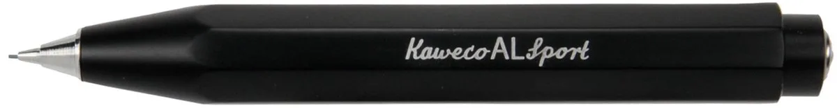 Aluminium SPORT - vulpotlood - 0,7 mm från Kaweco i Svart – produktbild