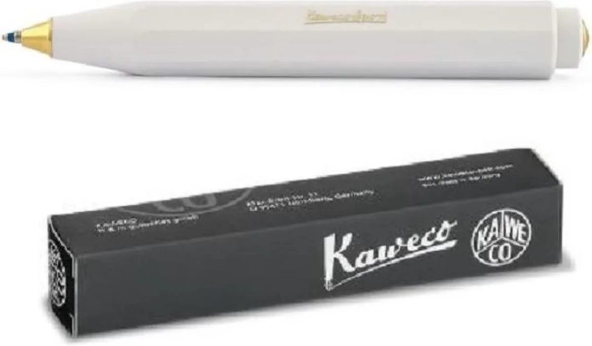 Balpen - Sport Classic fra Kaweco i Hvid – produktbillede