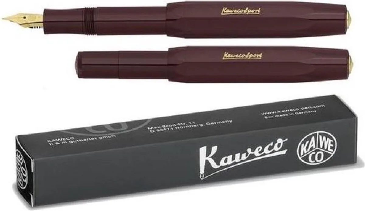 Classic Sport - 1 Vulpen - Fine punt fra Kaweco i Burgundy – produktbillede