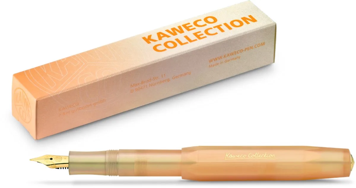 Collectie Abrikoos Parel Vulpen - Maat B van Kaweco in Apricot Pearl – productfoto