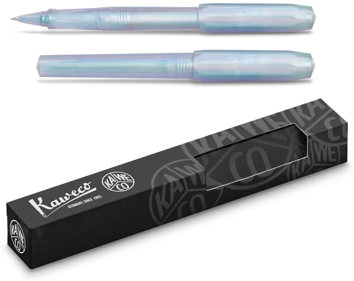 Collectie - Rollerbal Perkeo - roller balpen - Iridescent Pearl de Kaweco en Blanc – photo produit