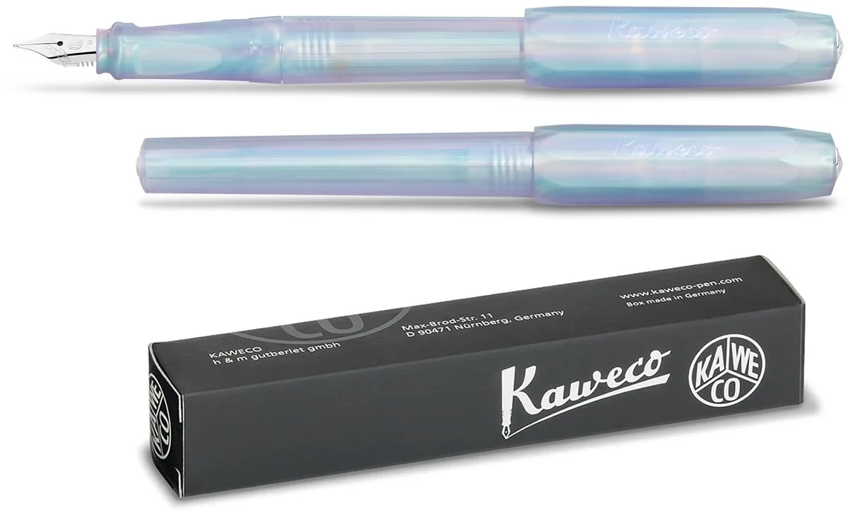 Collectie - Vulpen - Perkeo - Iridescent Pearl F van Kaweco in Wit – productfoto
