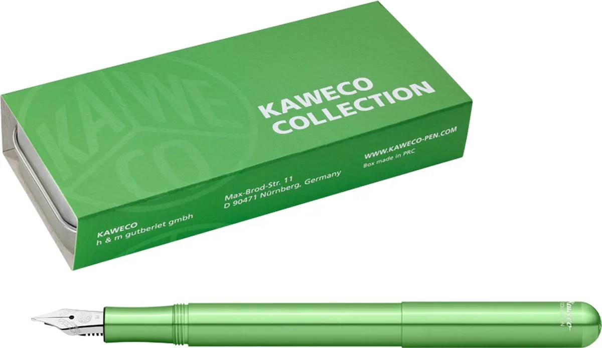 Collection Liliput Green Vulpen (EXTRA BREED), Special Edition in blikje by Kaweco in Green – product photo