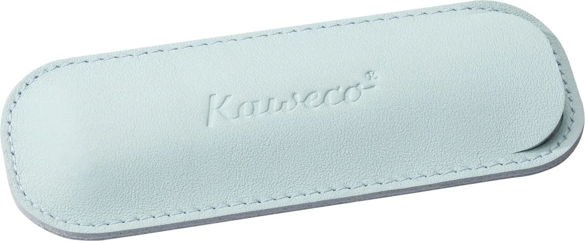 Leather pouch ECO Sport - with print - 2 pens - Let op: afwijkend formaat, dit etui is uitsluitend bestemd voor de Kaweco Sport (kleiner formaat pen). de Kaweco en Mint – photo produit