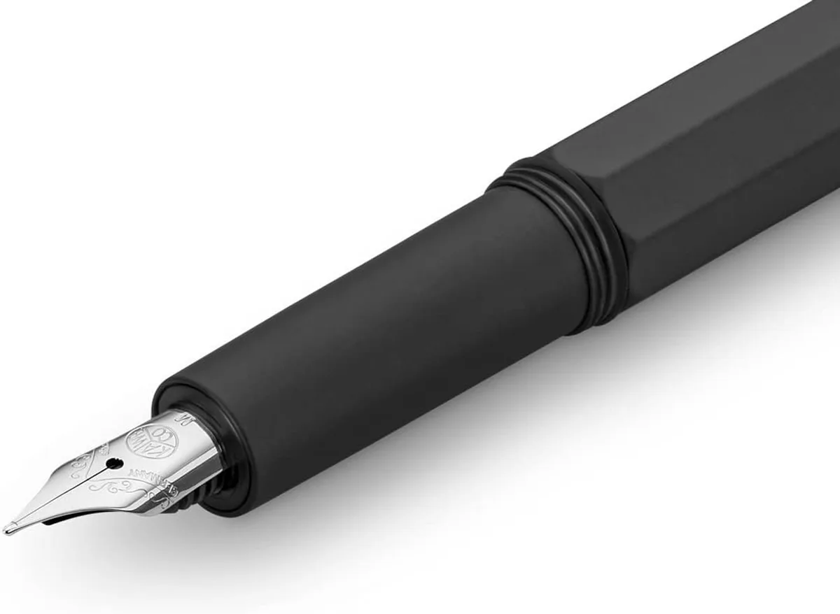 Original Vulpen 060 Zwart Chroom - Aluminium, B-punt, Luxe etui de Kaweco – photo produit