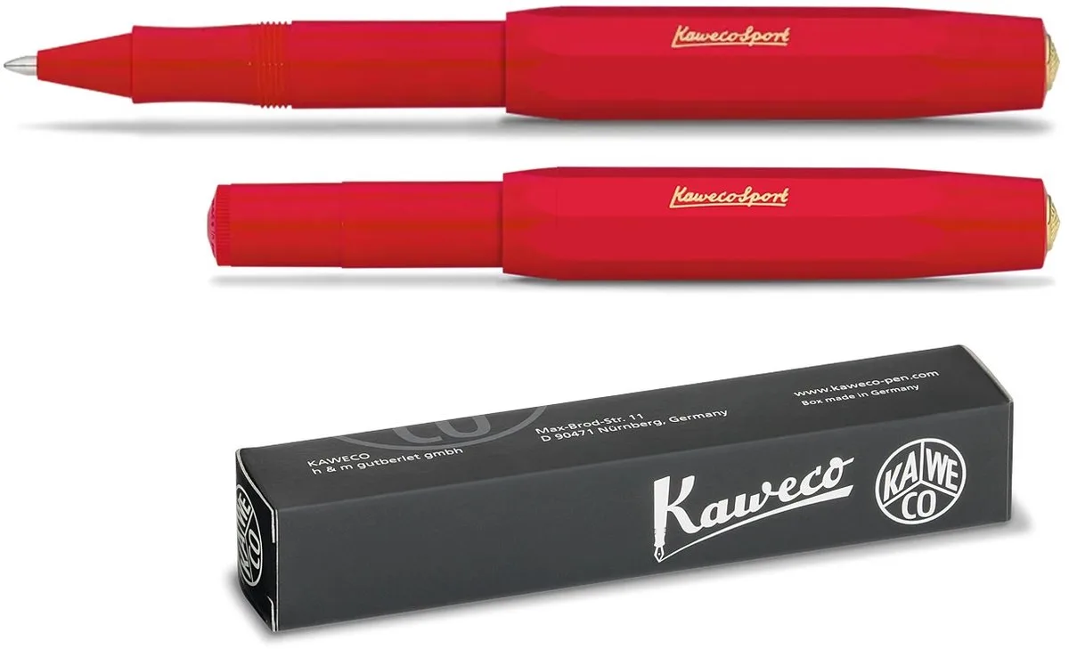 Rollerbalpen - Gel Roller - Sport Classic - M fra Kaweco i Rød – produktbillede