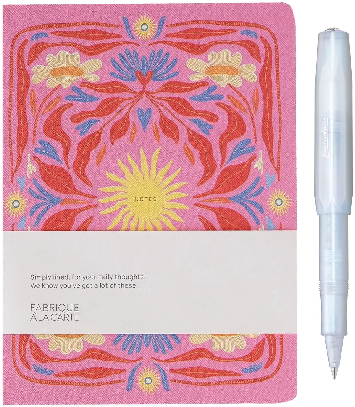 Sport - Gel Roller - Lunar - Fabrique - Notitieboek - gelineerd Sun Pink fra Kaweco i Lyseblå – produktbillede