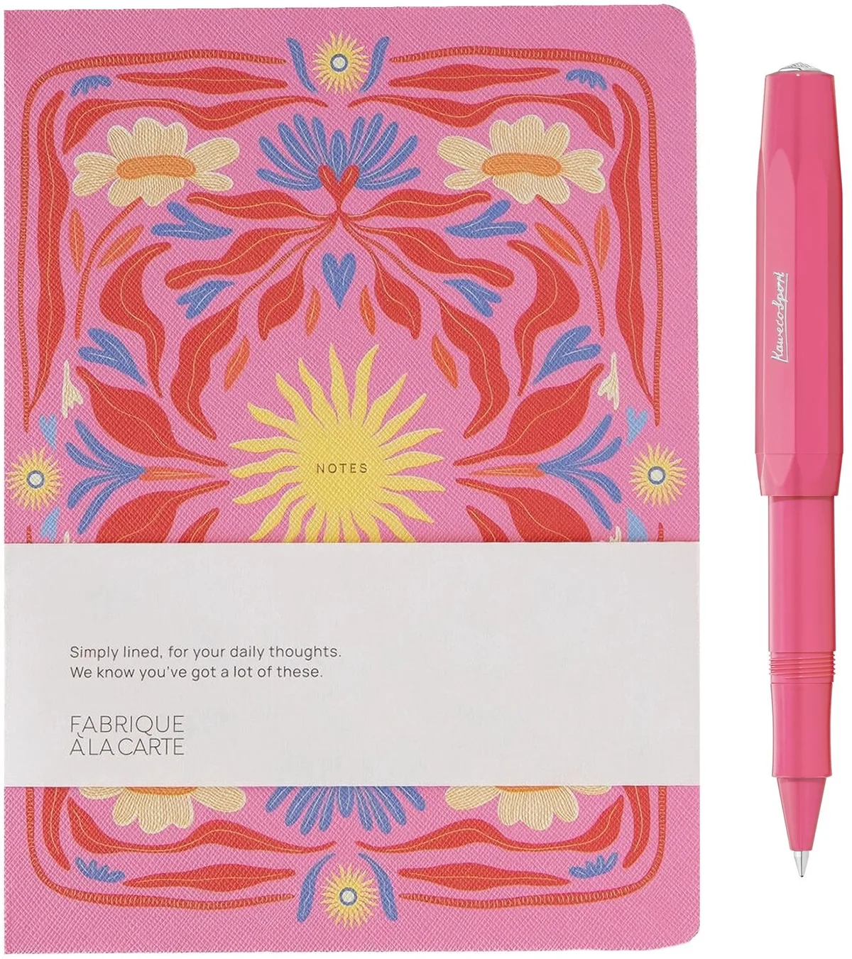 Sport - Gel Roller - Skyline Pink - Fabrique - Notitieboek - gelineerd Sun Pink fra Kaweco i Lyserød – produktbillede