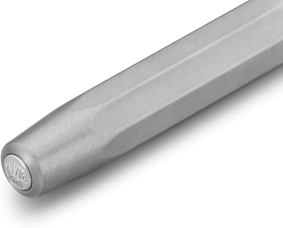 Steel Sport Vulpen - Roestvrij Staal, M (Medium) fra Kaweco – produktbillede