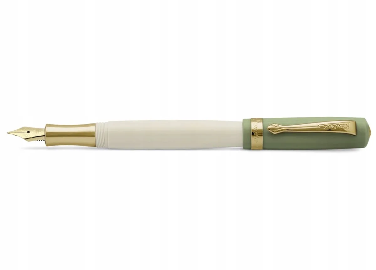 Student 60's Swing Vulpen - F Punt van Kaweco in Groen en crème – productfoto