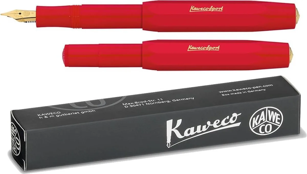 Vulpen Sport Classic Red Fountain Pen - Breed by Kaweco in Red – product photo