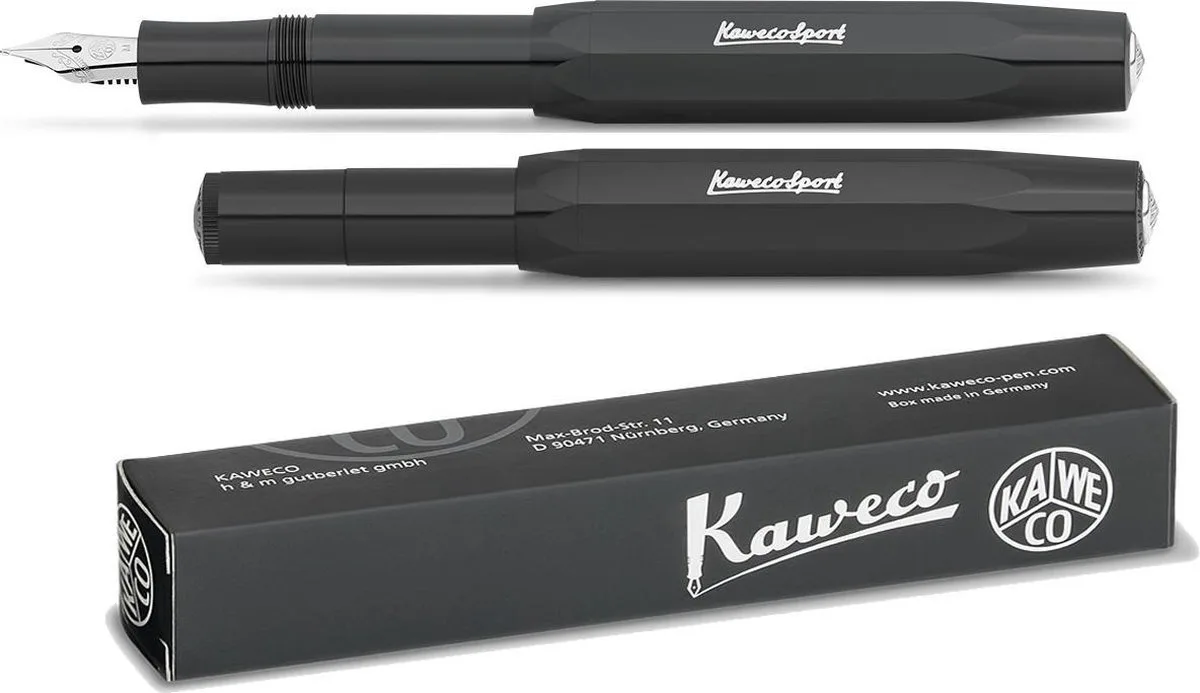 Vulpen Sport Skyline Black - MEDIUM by Kaweco in Black – product photo