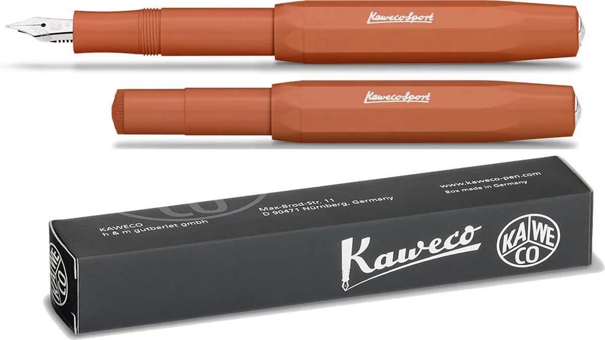 Vulpen - Sport Skyline - FOX Rood - (Extra Fine) van Kaweco in Bruin – productfoto