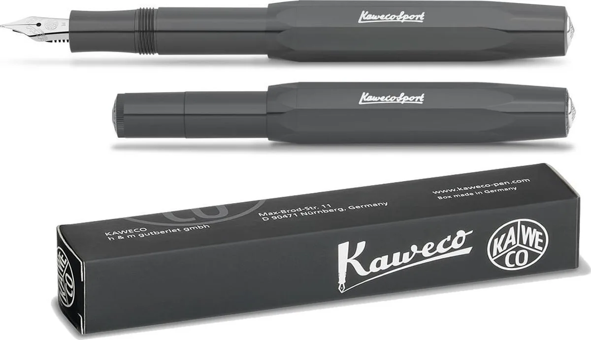 Vulpen Sport Skyline Grey - BREED från Kaweco i Grå – produktbild