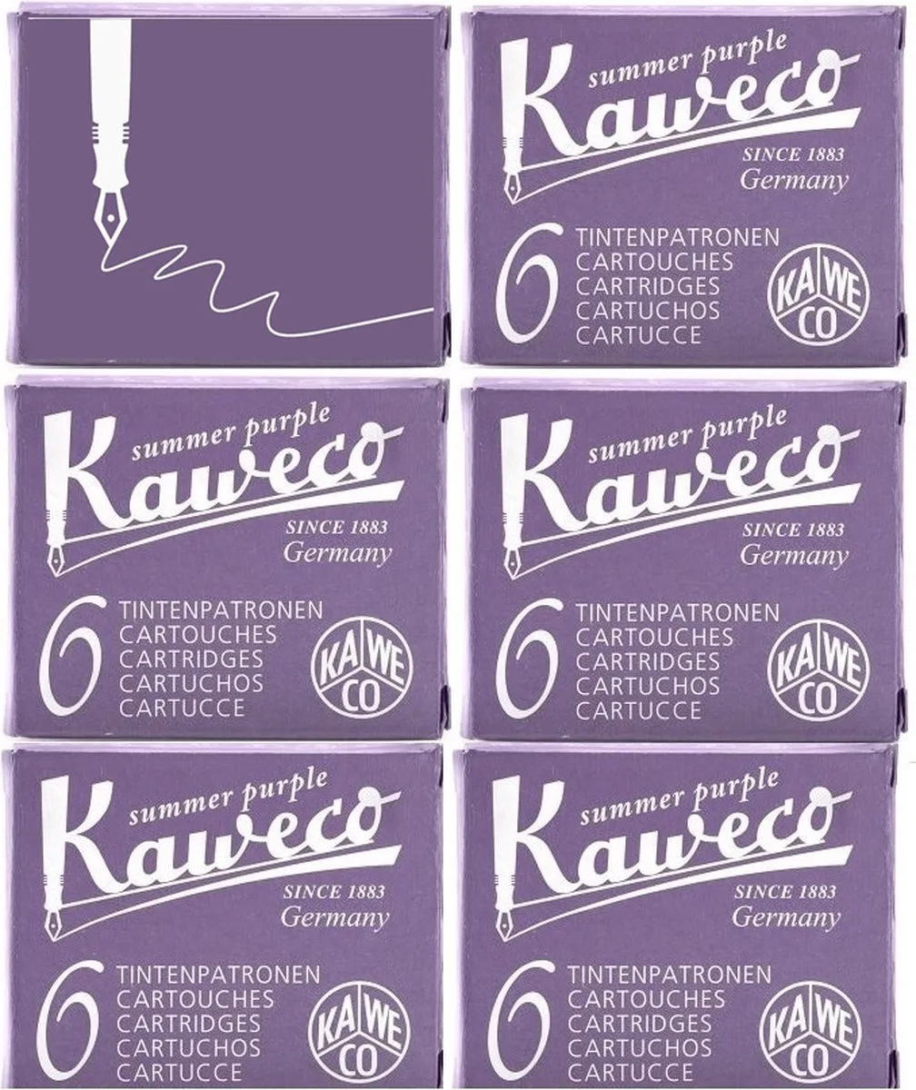 Vulpen vullingen Summer Purple, Aubergine, 6 doosjes by Kaweco in Purple – product photo