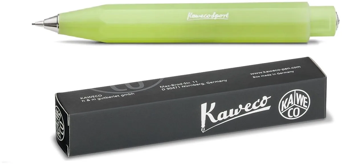Vulpotlood 0,7 - Frosted Sport Fine van Kaweco in Lime – productfoto