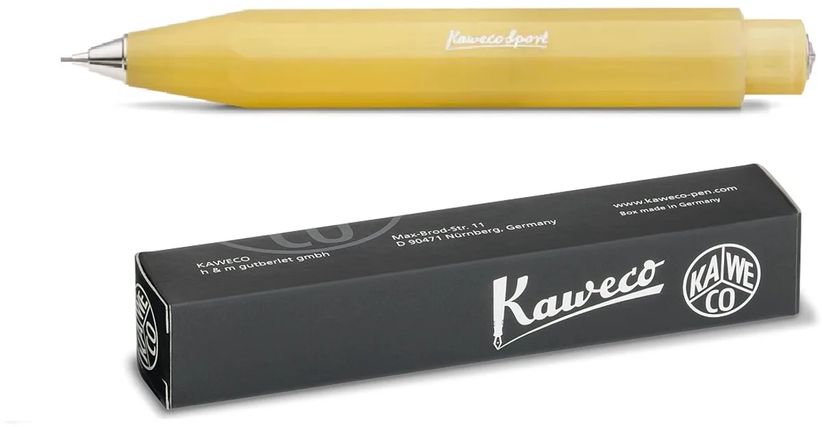 Vulpotlood 0,7 - Frosted Sport Sweet Banana by Kaweco in Yellow – product photo