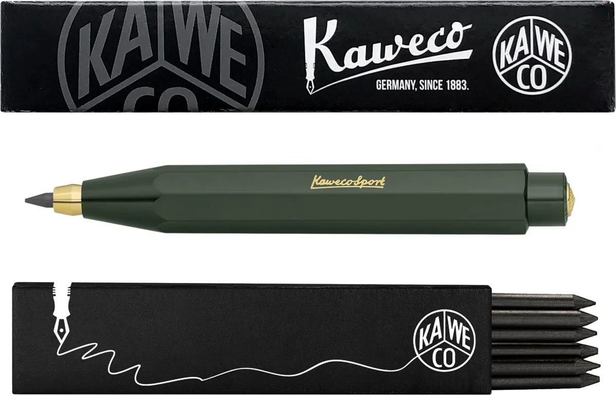 Vulpotlood 3,2 - Classic Sport - Met doosje vullingen van Kaweco in Groen – productfoto