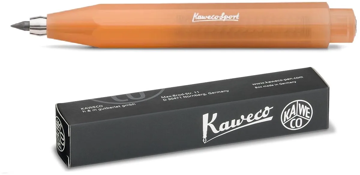 Vulpotlood 3.2 - Frosted Sport Soft Mandarin van Kaweco in Oranje – productfoto