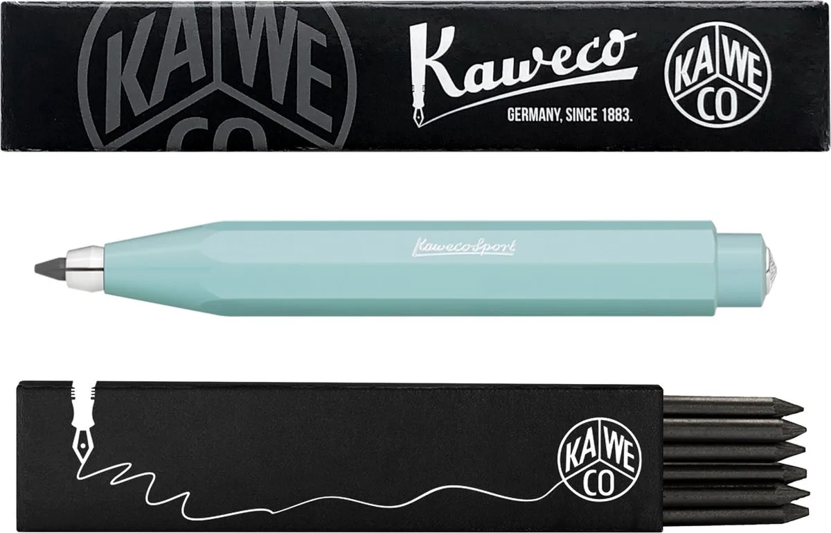 Vulpotlood 3,2 - Skyline Sport - Met doosje vullingen by Kaweco in Mint – product photo