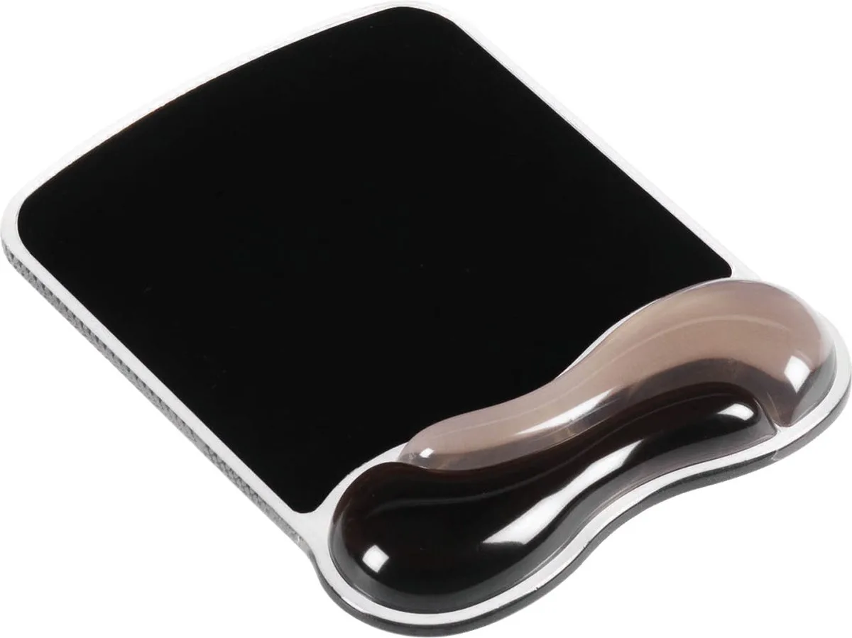 Duo Gel Ergonomische Muismat Met Polssteun - Zwart/Smoke van Kensington in Zwart, Smoke – productfoto