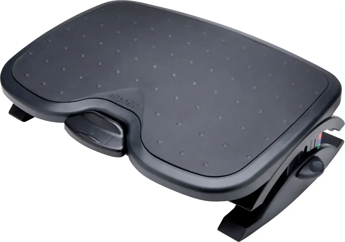 K52789WW SoleMate™ Voetensteun (b x h x d) 45 x 9 x 35 cm In hoogte verstelbaar, Verstelbare helling by Kensington in Black – product photo