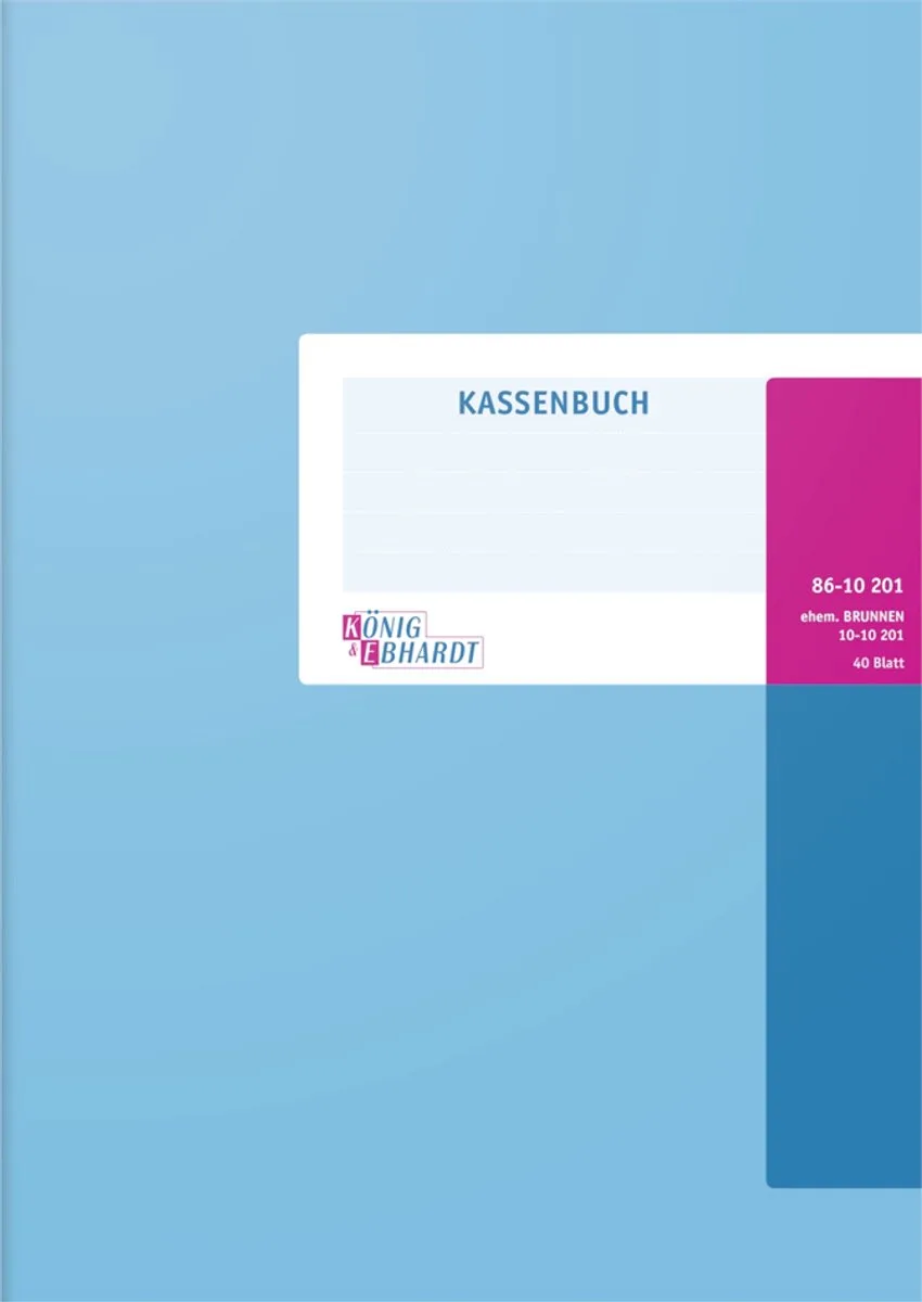 konig en ebhardt kasboek din a4 40 blad by König & Ebhardt in Blue – product photo