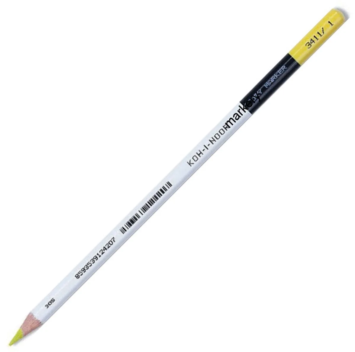 Astra Neon Potlood Marker Geel - Droge Markeerstift fra Koh-i-noor i Neon Geel – produktbillede