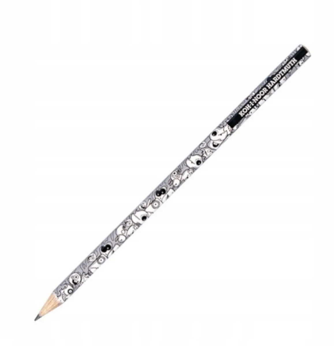Klassieke HB Grafit Potlood - Zwart & Wit van Koh-i-noor in Zwart & Wit – productfoto