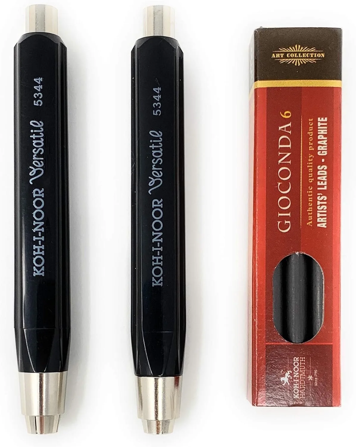 Koh-I-Noor 5344 Mechanische Potloden 2 Stuks + Vullingen 5.6mm de Koh-i-noor – photo produit