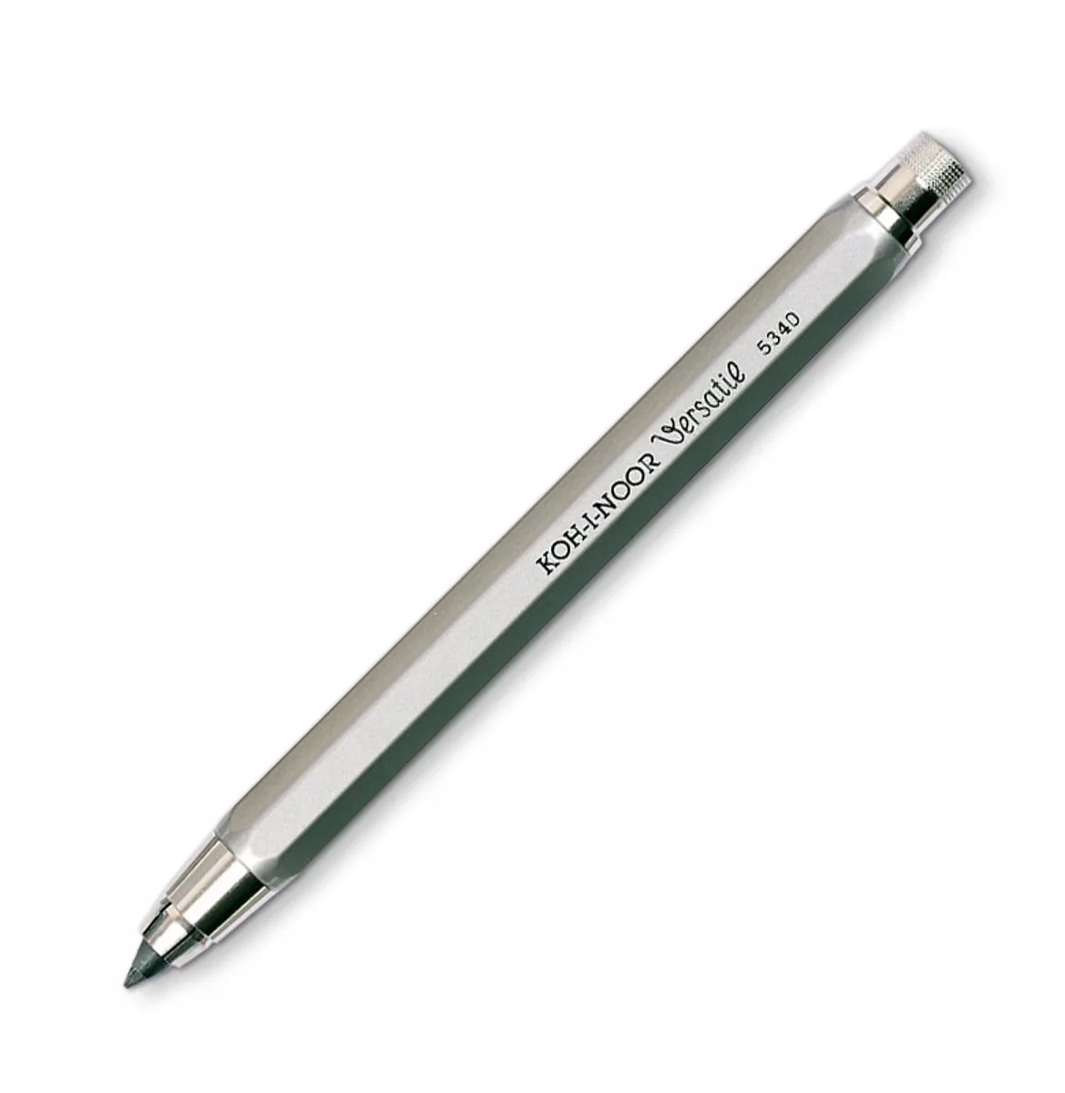 Kubuś 5.6MM metalen vulpotlood de Koh-i-noor en Zilver metallic – photo produit