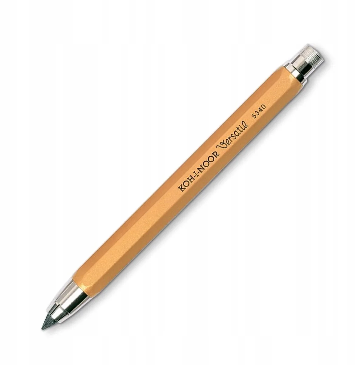 Kubuś 5340 Metalen Loodpotlood 5,6 mm met slijper van Koh-i-noor in Metallic – productfoto